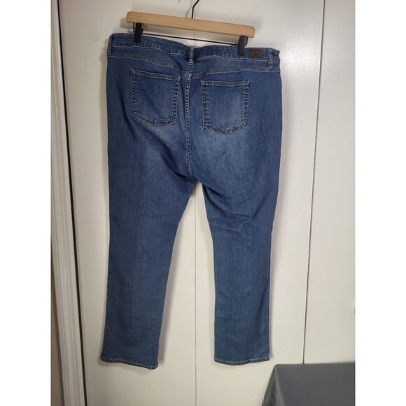 LAUREN RALPH LAUREN Women's SZ 16W Premier Straight Denim Jeans Classic - Picture 2 of 10